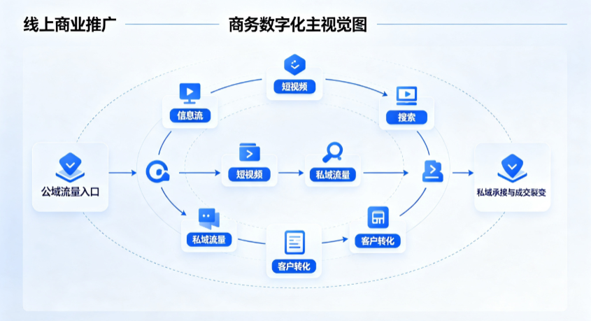汾西县线上商业推广怎么做？全域流量闭环搭建与低成本转化实战指南